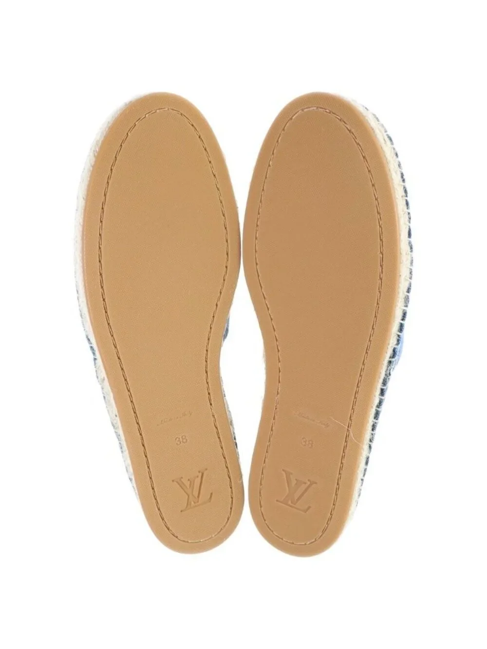 Louis Vuitton Monogram Denim Espadrilles Slip-on
